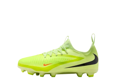 Nike GS Jr. Phantom 6 Low Academy MG "Hyper Crimson/Limelight/Black"