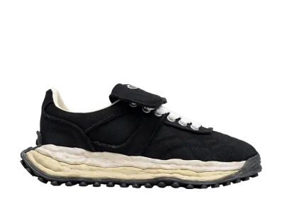 Maison MIHARA YASUHIRO SCOTT OG Sole Vintage Effect Embroidered Canvas Low-top Sneaker "Black"