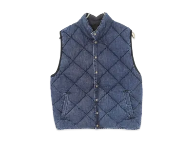 Chrome Hearts Teenage Kicks Quilting Denim Vest "Indigo"