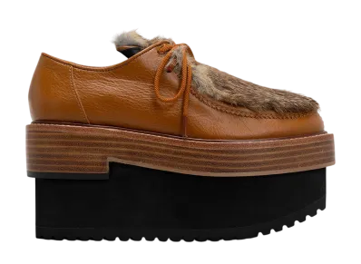 Maison MIHARA YASUHIRO Women's Double Sole Moca Shoes "Brown"