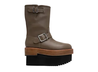 Maison MIHARA YASUHIRO Women's Double Sole Engineered Boots "Gray"