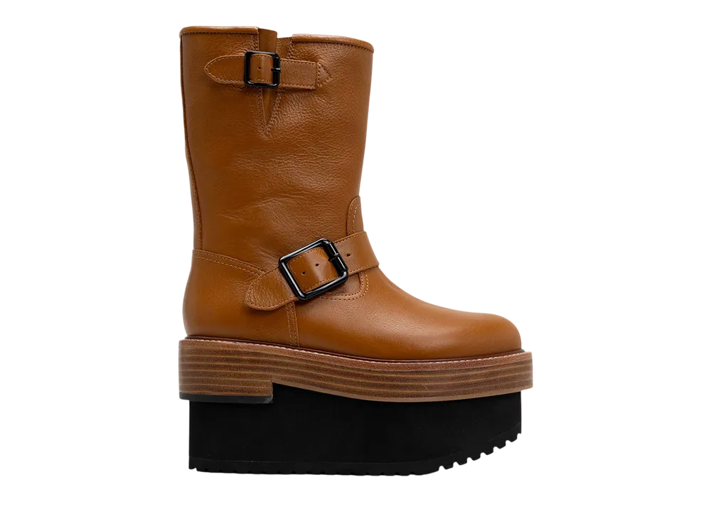 ミハラヤスヒロ　ねじれペコスブーツ　ダークブラウン　サイズ25.5 ミハラヤスヒロ ねじれペコスブーツ ダークブラウン サイズ25.5