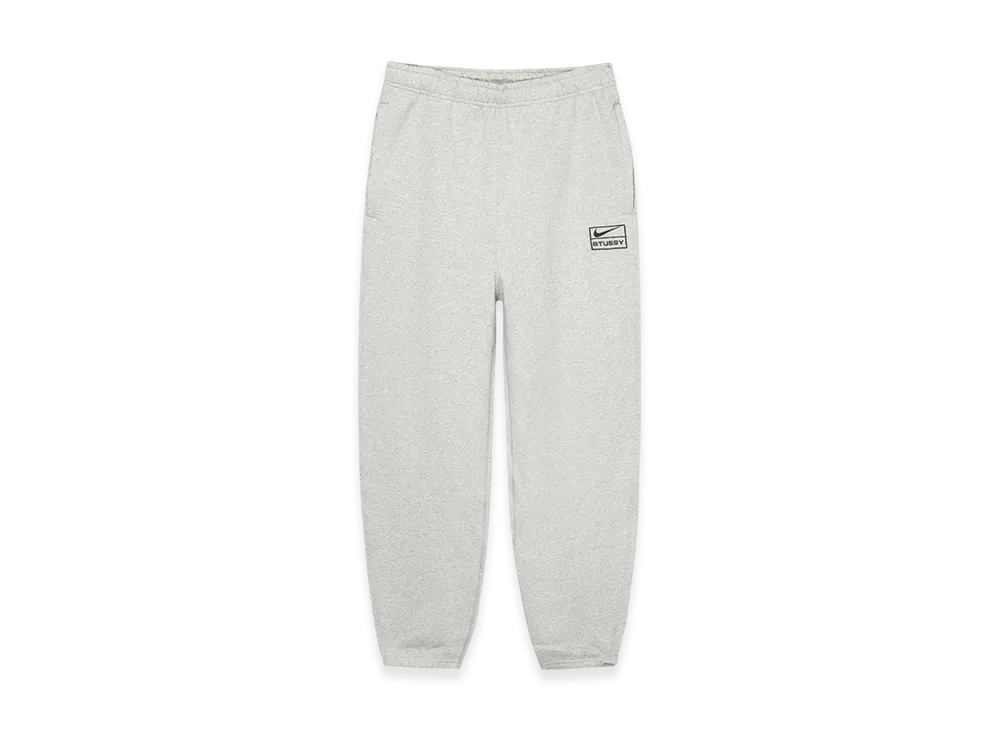 ステューシー x ナイキ フリースパンツ (25FW) "グレーヘザー"