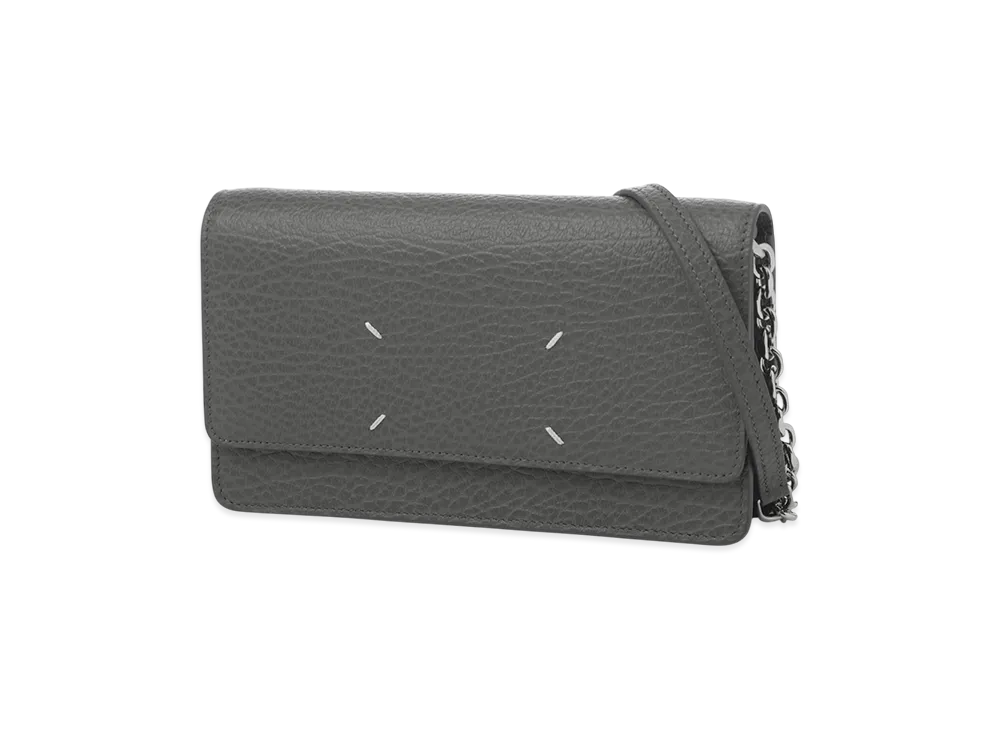 Maison Margiela Wallet On Chain Medium "Pebble Grey"