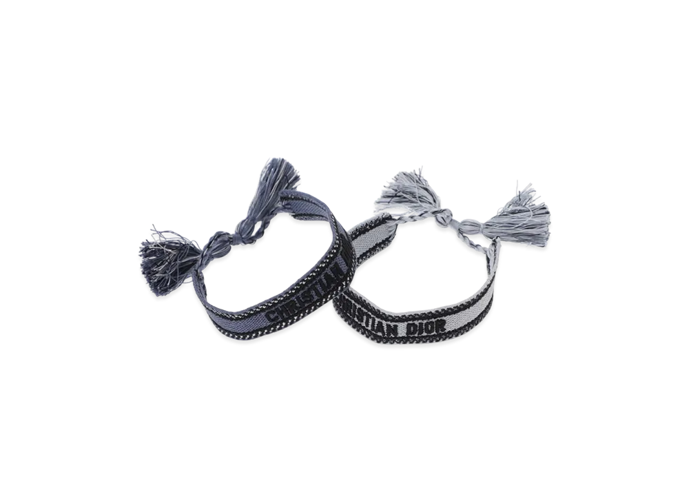 Dior Oblique Cotton J'ADIOR Bracelet Set "Denimblue"