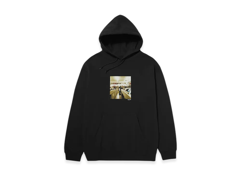 HUF x J DILLA Diggin Po Washed Hoodie "Washed Black"