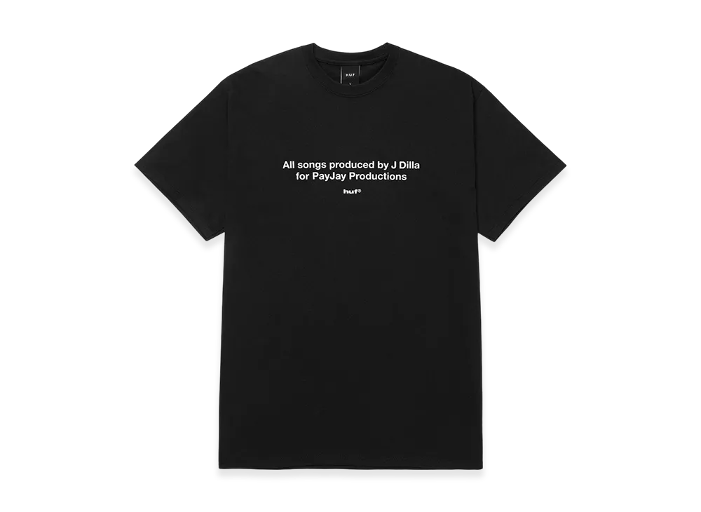 HUF x J DILLA Studio Tee "Black"