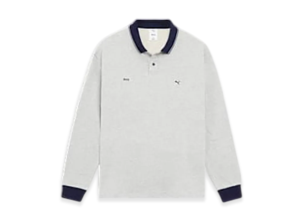 PUMA x ACY Unisex Football Sweat Long Sleeve Shirt "Light Gray Heather"