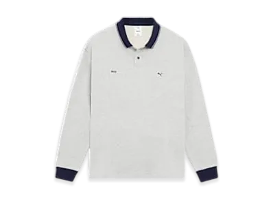 PUMA x ACY Unisex Football Sweat Long Sleeve Shirt "Light Gray Heather"