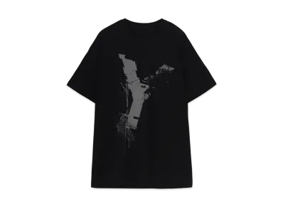 Ground Y Cotton Jersey Logo Graphic T-Shirt "Black"