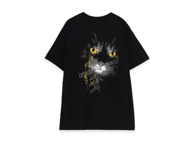 Ground Y 20/Cotton Jersey Cat "Black"