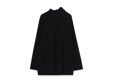 Ground Y Cotton Jersey Turtleneck Long Sleeved T-Shirt "Black"