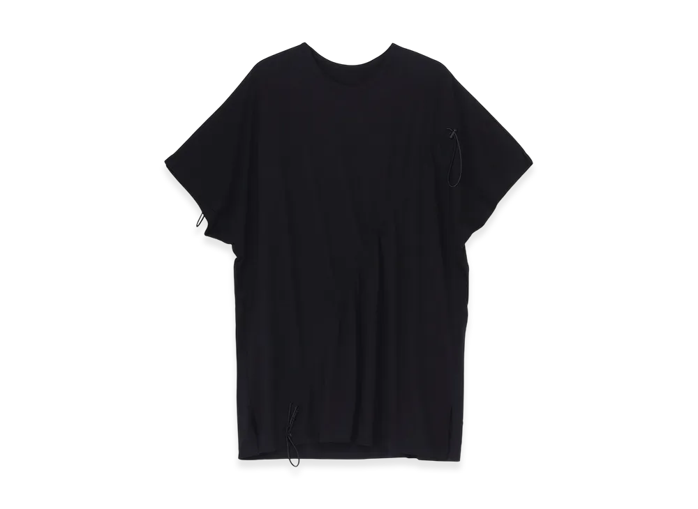 Ground Y C/Mo Jersey Drawcord French Sleeve T-Shirt "Black"