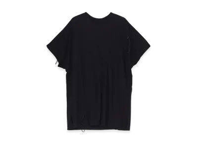 Ground Y C/Mo Jersey Drawcord French Sleeve T-Shirt "Black"