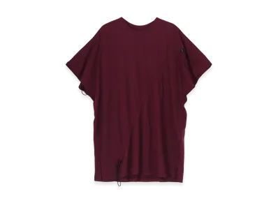 Ground Y C/Mo Jersey Drawcord French Sleeve T-Shirt "Purple"