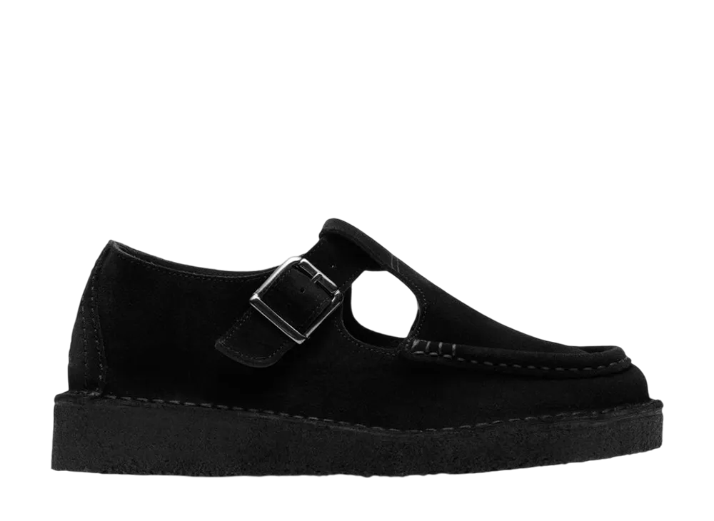 Clarks Women's Nomad T Bar "Black Suede"