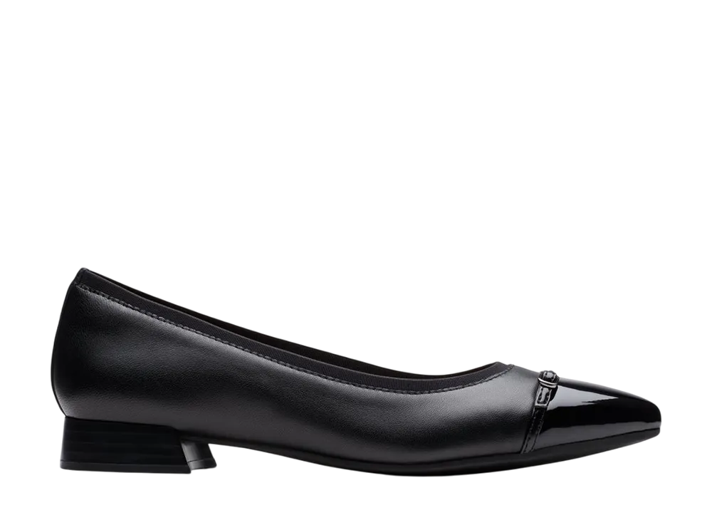 Clarks Women's Natalyn Dusk "Black Leather"