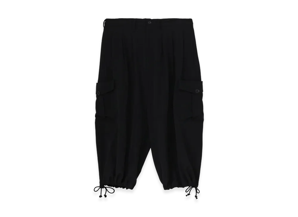 Ground Y Crepe De Chine Side Out PK Balloon Pants "Black"