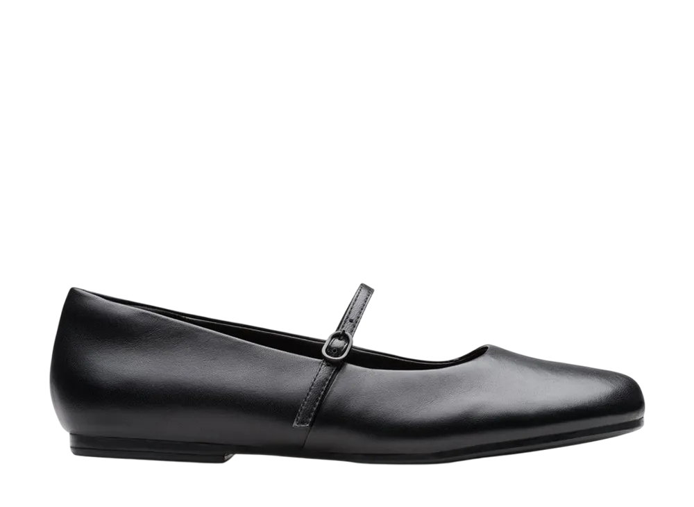 Clarks Women's Livia Sky "Black Leather"