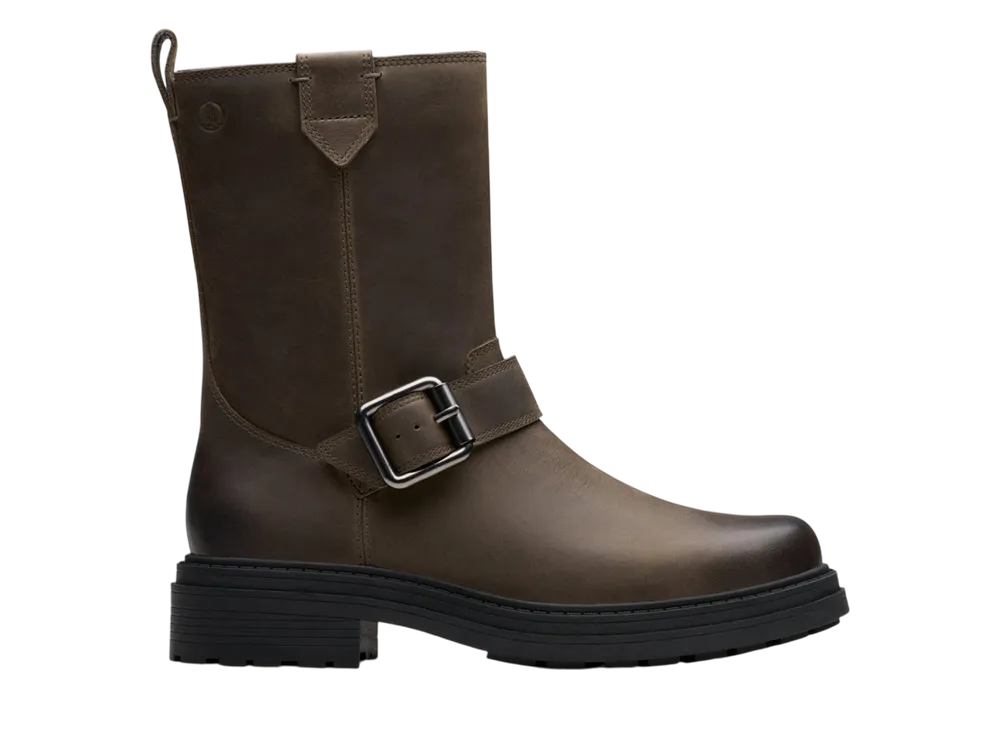 Clarks Women's Orinoco 3 Bay "Dark Grey Lea"