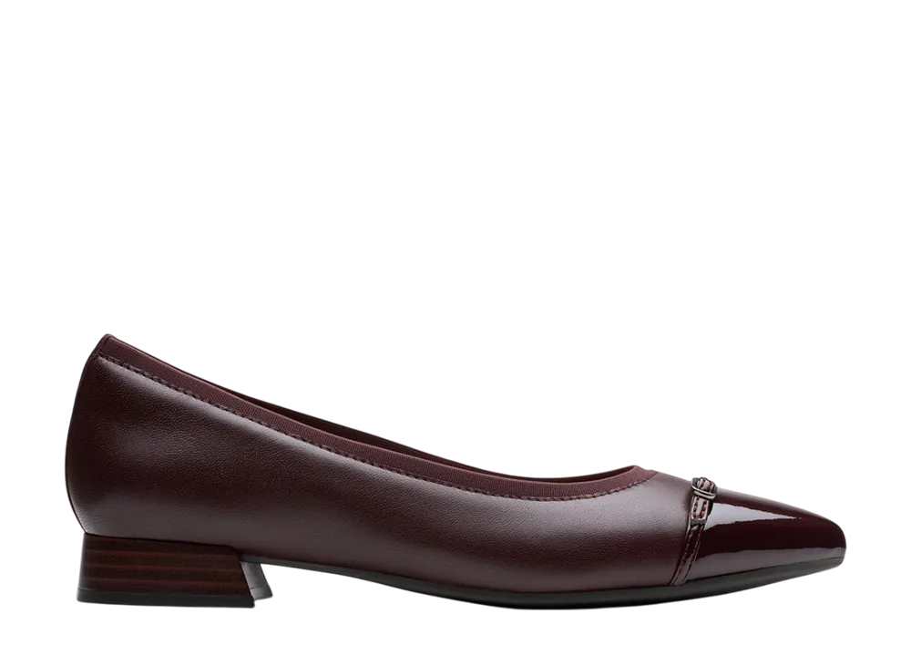 Clarks Women's Natalyn Dusk "Merlot Leather"