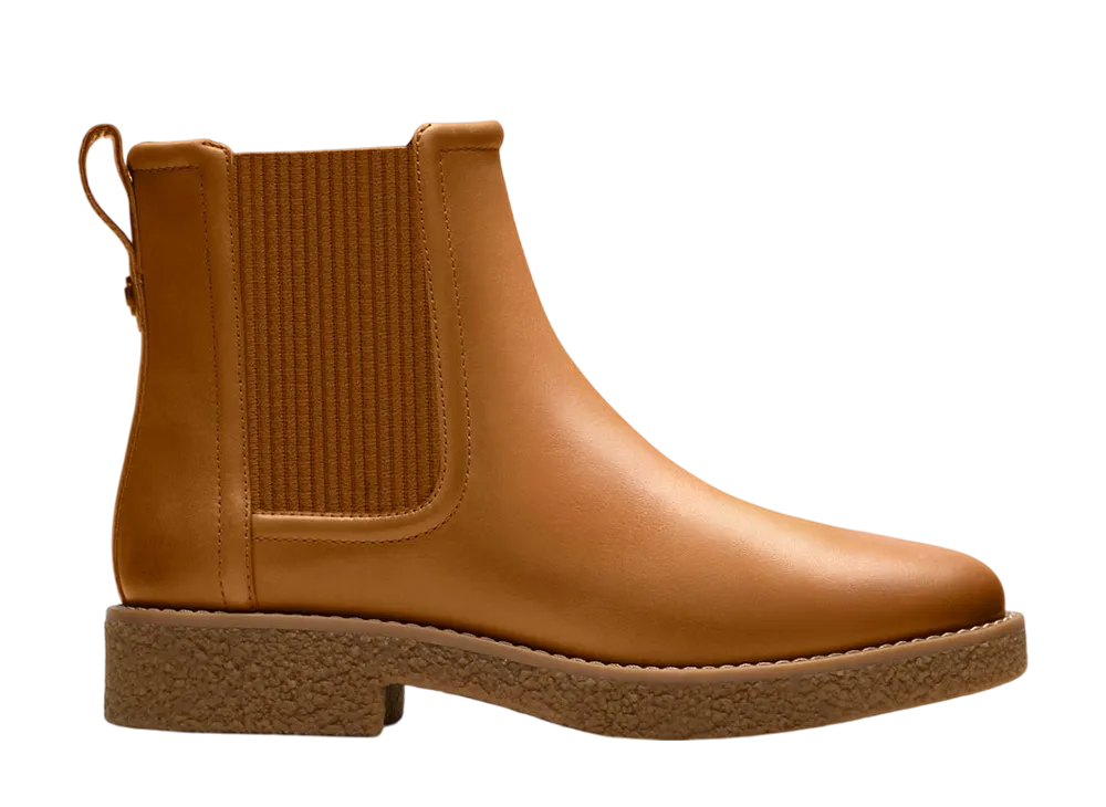 Clarks Women's Nella Top "Tan Leather"