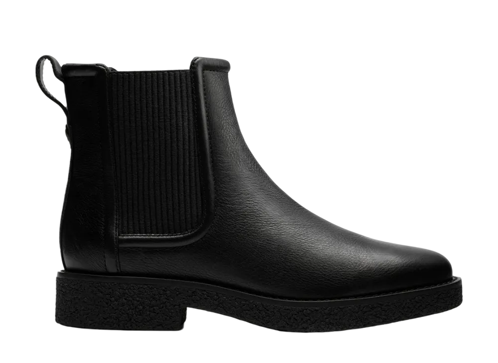 Clarks Women's Nella Top "Black Leather"