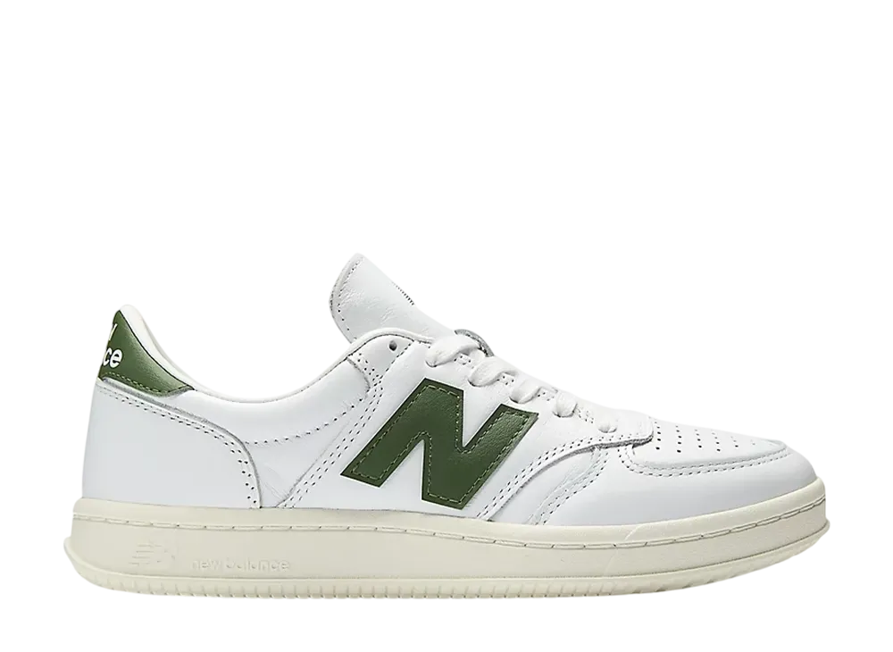 New Balance T500 "NB 103 White/Dark Alpine Green"