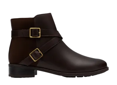 Clarks Women's Havisham Bay "Brown Leather"