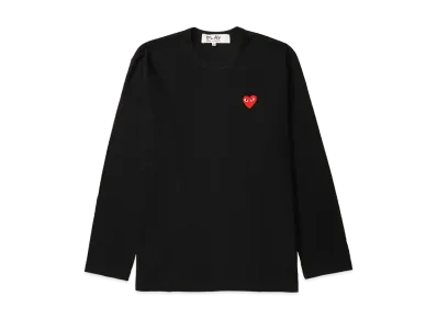 COMME des GARCONS PLAY CDG Unisex Long Sleeve T-Shirt AX-T118-051 "Black"