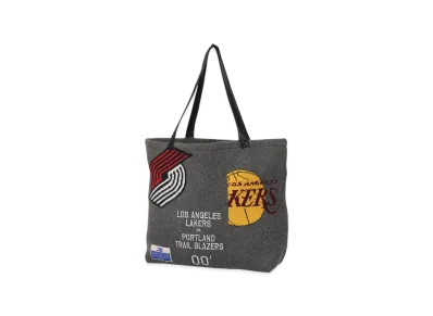 WIND AND SEA x NBA Jacquard Knit Carryall Bag "Lakers Blazers"