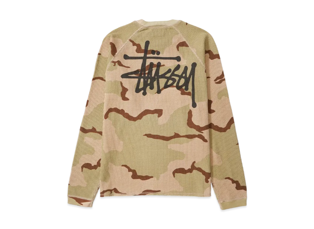 Stussy Basic Stussy Thermal "Sand Camo"