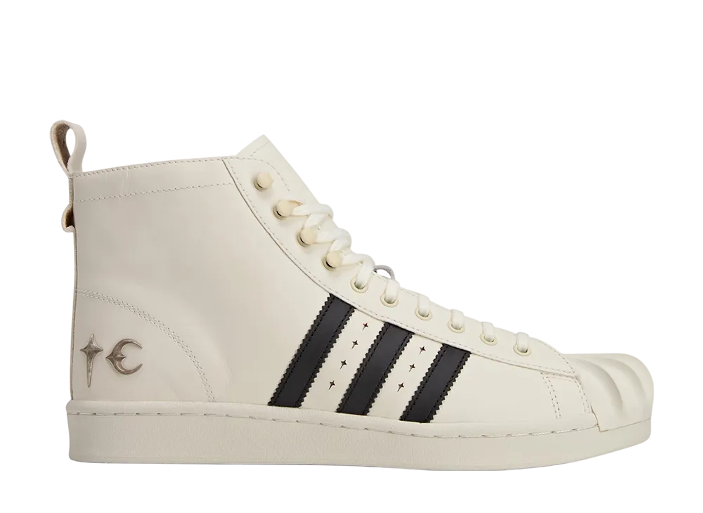 THUG CLUB × adidas Superstar Boots Luxe "Off White/Core Black/Off White"
