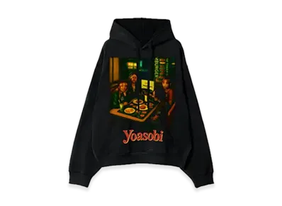 doublet x YOASOBI Night Out Hoodie Famiresu "Black"