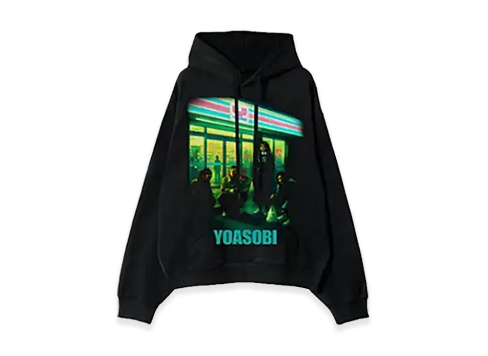 doublet x YOASOBI Night Out Hoodie Conbini "Black"