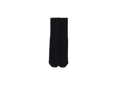 Ground Y Wool Cotton Ground Y Logo Tube Socks "Black"