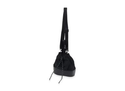 Ground Y Wrinkled Nylon 2 Way Pouch "Black"