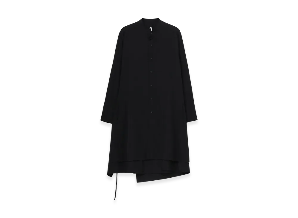 Ground Y Wool Gabardine 3Way Long Shirt "Black"