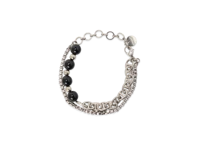 Ground Y Brass Beads Chain Beacelet B "Silver"