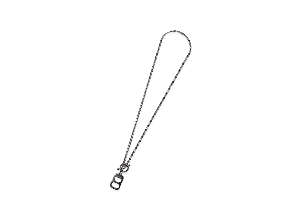 Ground Y Brass Pull Tab Necklace "Black"