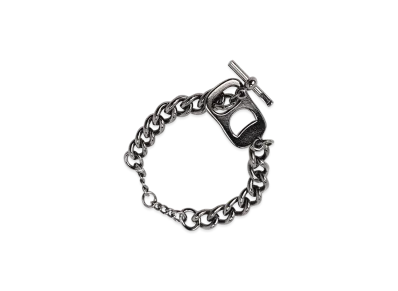 Ground Y Brass Pull Tab Bracelet "Black"