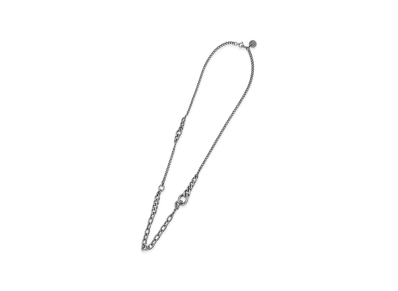 Ground Y Brass Mixed Chain Necklace "Black"