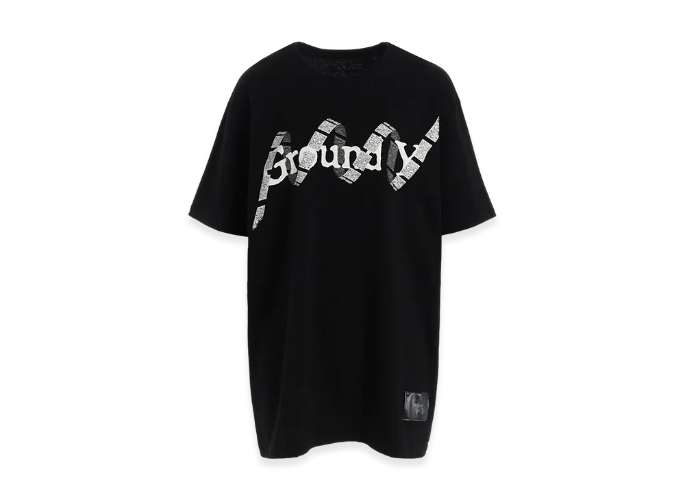 Ground Y x Mononoke the Movie Collaborate Collection Ofuda Patten Cotton T-Shirt "Black"