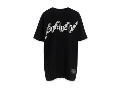 Ground Y x Mononoke the Movie Collaborate Collection Ofuda Patten Cotton T-Shirt "Black"