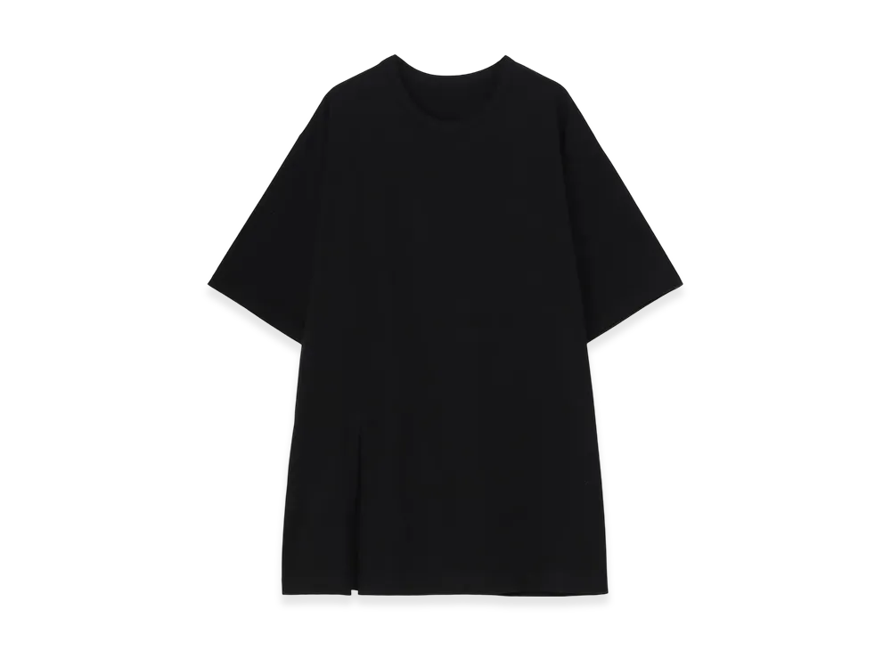 Ground Y Cotton Jersey Jumbo T-Shirt Short Sleeves "Black"