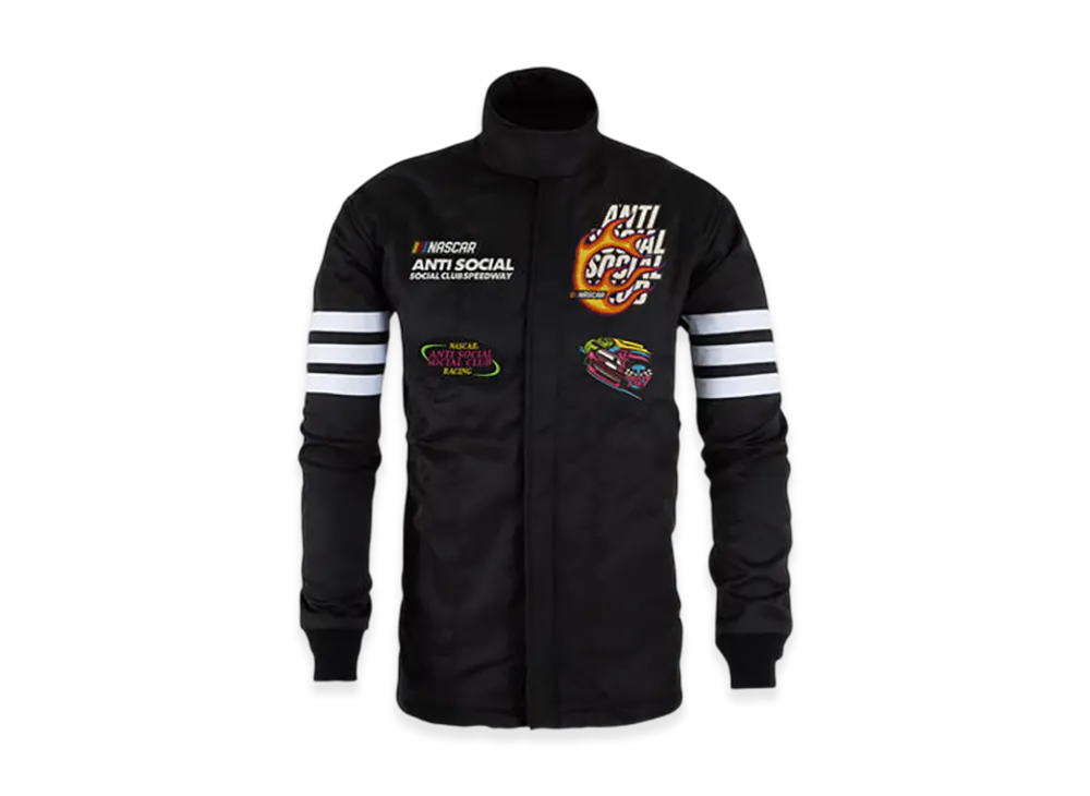 ANTI SOCIAL SOCIAL CLUB x NASCAR Simpson Daytona Jacket "Black"