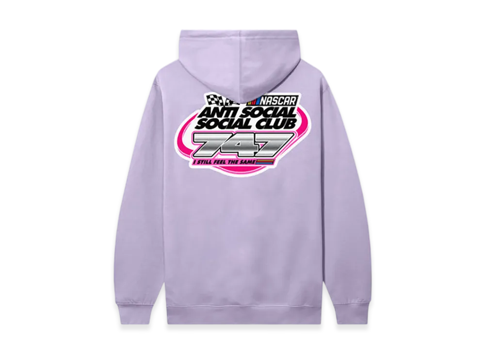 ANTI SOCIAL SOCIAL CLUB x NASCAR 747 Hoodie "Plum"