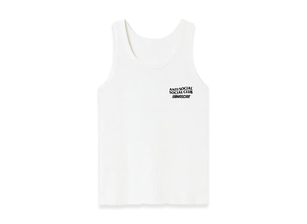 ANTI SOCIAL SOCIAL CLUB x NASCAR Too Tough To Tame Tank Top "White"
