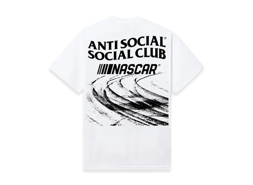 ANTI SOCIAL SOCIAL CLUB x NASCAR Too Tough To Tame Tee "White"