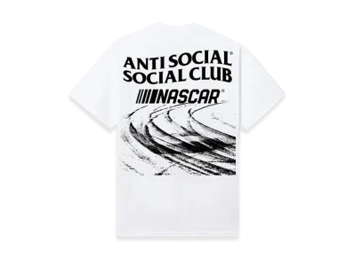 ANTI SOCIAL SOCIAL CLUB x NASCAR Too Tough To Tame Tee "White"